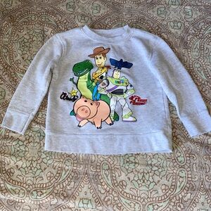 Disney Pixar Toy Story Kids XS(4) sweatshirt. Pizza planet. woody.